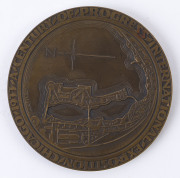 Collectables: Exhibitions: U.S.A.: 1933 Chicago World's Fair Century of Progress Large Bronze award medallion, 70mm diameter, by Zettler; engraved on the edge for E.R. NELSON; EF. - 2