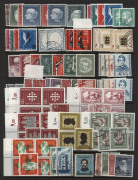 GERMANY: West Germany 1949-74 Collection mint & used with better items incl. 1949 Parliament MUH, 1949 30pf UPU MUH & used, 1949 30pf Relief fund used, 1950 Bach's Seal used, 1951 Church mint, 1951 Philatelic Exhib. (2 sets, one on cover), 1951, 1953 & 19 - 2