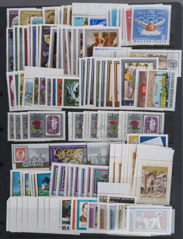 HUNGARY: 1965-2000s collection with many MUH sets, plus a few M/Ss or sheetlets, heaps of thematic appeal, generally fine/very fine. (many 100s)