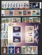 CHRISTMAS ISLAND: 1958-2000s Collection on hagners mostly MUH with sets incl.1958 Overprints, 1963 Pictorials, 1968 Fish (hinged mint), 1982 Birds, 1987 Wildlife, few 1990s-2000s M/Ss, generally very fine. (few 100s) - 2