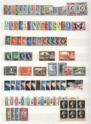 WORLD - General & Miscellaneous: British Commonwealth: assortment in stockbooks with some better set & singles incl. Caymans 1950 KGVI set mint & 1953 QEII set to 10/-, Cyprus 1960 QEII Overprints set MUH (Cat &pound;110), KUT with KEVII 1903 8a used & 1907 75 - 3