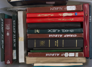 WORLD - General & Miscellaneous: Eclectic assortment in plastic crate with British Commowealth incl. collection in ledger album with mint 1949 UPU sets, GB mint & used with 1970s-90s mint sets, also Ascension, Kiribati & Singapore 1980s-90s MUH sets, 1977 Jubilee, 1981 Royal Wedding & 1985 Queen Mother 85th Birthday omnibus issues MUH; also booklets, thematics and foreign material incl. Marshall Islands & New Caledonia. Worth investigating. (1000s)