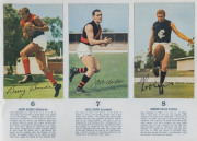 1965 MOBIL: "Mobil Footy Photos 1965 - Victorian Footballers", complete set [40], glued into presentation album, G/VG.