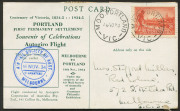 AUSTRALIA: Aerophilately & Flight Covers: 1932-35 flight cover selection comprising 1932 England-Australia Kingsford Smith flown AAMC.245, 1934 Trans-Tasman #389 signed by Ulm, 1934 Australia-Papua/NewGuinea boomerang covers (3) two signed by Ulm, 1934 Me - 3