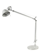 ARTEMIDE TOLOMEO adjustable desk lamp designed by Michele De Lucchi and Giancarlo Fassina for which they received the coveted Compasso d'Oro award in 1989. 126cm high