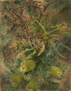 SYBIL CRAIG (1901-1989), banksias, pastel on paper, signed lower right "Sybil Craig", 45 x 35cm