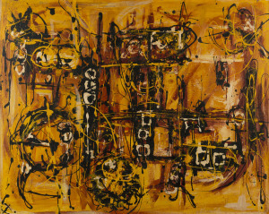 VICTOR C. SOBOLEWSKI, Still Life, oil on board, signed and titled verso, 1963 Transfield Art Prize, 64 x 81cm