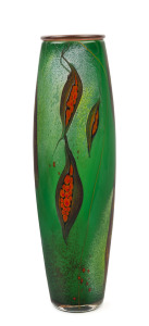 JONATHON WESTACOTT "Kurrajong" series Australian art glass vase, engraved "Jonathon Westacott, Kurrajong Study, 155", 47cm high
