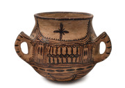 Cypriot funerary pottery vessel, 1st century B.C. 13.5cm high