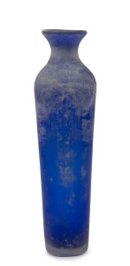 CENEDESE Scavo Murano glass vase, circa 1960s, engraved "Cenedese", with original foil and paper labels, 34.5cm high