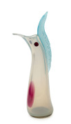 DINO MARTENS for Aureliano Toso "Smergo" Murano glass bird vase, for Aureliano Toso, circa 1959. Ref. Marc Heiremans "Dino Martens" page 129 and 135. 47.5cm high - 2