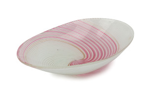 DINO MARTENS Murano glass bowl for Aureliano Toso, circa 1954, 21cm wide