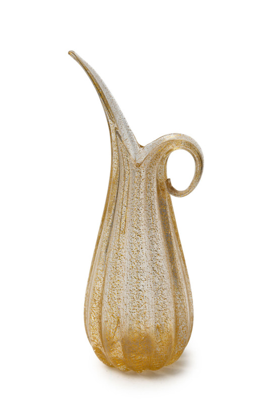 ERCOLE BAROVIER Oro Murano glass vase for BAROVIER & TOSO, circa 1950's, 26.5cm high