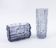 Two Czechoslovakian art glass vases designed by Franti&scaron;ek V&iacute;zner, the larger 25cm high
