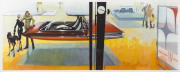 SYD MEAD (U.S.A. 1933-2019), I.) untitled, II.) untitled, chromolithographs, 29 x 72cm each, frames 49 x 89cm overall