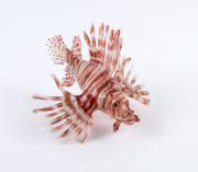 MARK ELIOTT "Spiny-Rayed Fish" glass sculpture, circa 2005, engraved "Mark Elliott, ​15cm high, 20cm long