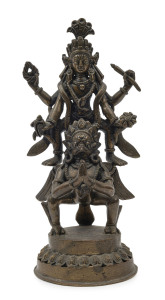 An Indian Shiva bronze statue, 19th century, 19cm high