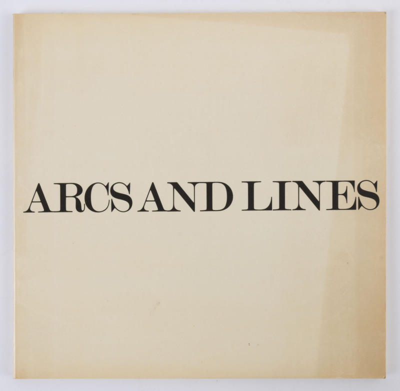 SOLOMON LeWITT (USA, 1928 - 2007) "Arcs and Lines"; [Cover title]: "All combinations of arcs from four corners, arcs from four sides, straight lines, not-straight lines, and broken lines" [Published by Editions des Massons, Lausanne, Switzerland, 1974.]