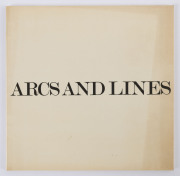 SOLOMON LeWITT (USA, 1928 - 2007) "Arcs and Lines"; [Cover title]: "All combinations of arcs from four corners, arcs from four sides, straight lines, not-straight lines, and broken lines" [Published by Editions des Massons, Lausanne, Switzerland, 1974.]