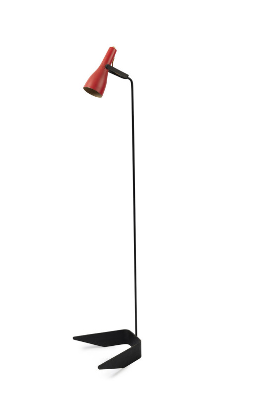 CLEMENT MEADMORE "Calyx" standard lamp, circa 1953, ​125cm high