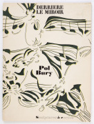 POL BURY (Belgian, 1922 - 2005) "Derri&egrave;re Le Miroir" N&deg;209, [Maeght &eacute;diteur, Paris, 1974], 38x28cm. First Edition. Illustrated booklet of 7 original lithographs complete with disk in sleeve attached to inside back cover.