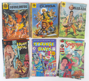 AMAR CHITRA KATHA Indian comics (37), STARSTRUCK comics (4), STRANGE DAYS comics (2), plus five assorted titles, (49 items)