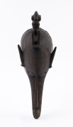 A Marka African tribal mask, carved wood, Mali 51cm high