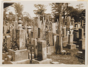 EDWARD MORSE (American, 1838 - 1925) JAPAN: A group of four photographs, circa 1890 on Velox paper; accompanied by a slip of paper identifying one as "1890 Lion dance (shishi-mai) on New Years Day - Peabody Museum of Salem, E.S. Morse Collection / Photog - 2