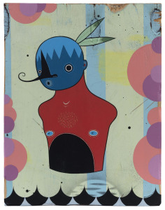 DAN WITHEY (1985 - ), So Surprised With All The Lies, (2010), acrylic on board, signed and titled verso, 52 x 40cm