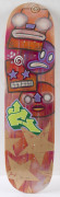 Seven assorted graffiti art skateboards, the largest 80cm - 2