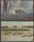 AUSTRALIAN PICTURE POSTCARDS: NSW & VICTORIA: early 1900s selection mostly used in NSW or Victoria incl. Melbourne & Sydney views and coastal scenes & real-photo types; also actresses, sentimental/greetings types, etc, plus a few overseas cards; variable - 2