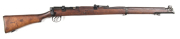 BRITISH G.R.I. NO.I MKIII B/A RIFLE converted to 410 single shot at R.F.I. India in 1949: 25.2" barrel; g. smooth bore; std sights, bayonet stud, swivels & fittings; g. profiles & clear markings; blue/black military finish to all metal; g. stock; gwo & co