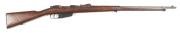 ITALIAN M.1891 INFANTRY B/A RIFLE: 6.5x52; 6 shot box mag; 29.9" barrel; g. bore; std sights, bayonet stud & swivels; TERNI 1899 to the breech; g. profiles & clear markings; blue/grey finish to all metal; g. stock with minor bruising; all complete except