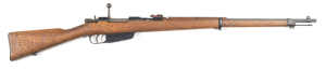 ITALIAN MOD.1941 CARCANO INFANTRY LONG RIFLE: 6.5x52; 6 shot box mag; 26.25" barrel; g. bore; std sights & fittings; cypher & FAT 242 to the breech; g. profiles; clear markings; retains 80% orig blacked finish to relevant areas; g. stock with minor bruisi