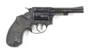 ROSSI MOD.84 C/F REVOLVER: 38 S&W; 5 shot fluted cylinder; 102mm (4") barrel; vg bore; std sights & address to barrel; rhs of frame MADE IN BRAZIL GRYCOL INTL PTY LTD SYDNEY AUSTRALIA; vg profiles, clear address & markings; retaining 97% original blacked