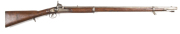 TOWER 1869 INDIAN ISSUE MUSKET: 16 bore; 33½" barrel; post rear sight; fitted with 2 barrel bands; lock marked VR ROYAL CYPHER TOWER 1869; steel regulation type furniture; wear to profiles; grey finish to all metal; f to g stock with large aged crack to r