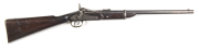 BRITISH SNIDER ENFIELD MKII** CAVALRY CARBINE: 577 Cal smooth bore; 19.2" barrel; g. bore; std sights, saddle ring & bar; lock marked VR ROYAL CYPHER ENFIELD 1862; mellow brass regulation furniture; g. profiles & markings; blue/plum finish to barrel, band