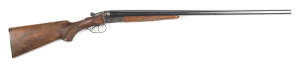 SIMPSON SxS FIELD N.E. D/B SHOTGUN: 12G; 30" barrels; tight on the face; 2¾"chambers choked approx FULL & FULL; g. bores; tapered machine cut rib; box lock scalloped action with a couple of small areas of foliage; sharp profiles; vg blacked finish to barr