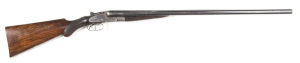 CSD W.H.WAKEFIELD & CO B.L.N.E. FIELD SxS S/GUN: 12G; 2¾" chambers; 30" barrels; 1¼oz N.P.; choked FULL & FULL; tight on the face; vg bores; 90% black finish to barrels; plain borderline engraved locks inscribed W.H.WAKEFIELD & CO; g. profiles; faint case