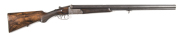 BELGIUM DRILLING B/O COMBINATION GUN: 20G/450 express; 3 shot; 25½" barrels; 2½"chambers; g. bores; tight on the face; machine cut rib with bead front sight & flip up rear sights marked 60 & 100; fine scroll engraving to action, t/guard & top lever; manua