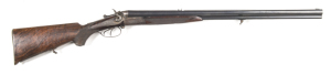 J.P.SAUER & SOHN MULTI-BARREL DRILLING: 16G & 11.15x65R; 27" barrels; N.E. & Non rebounding hammers; tight on the face; g. bores; tapered machine cut rib; low profile blade front sight, 2 fold down rear sights; barrel inscribed DREILAEFER-SYSTEM. J.P. SAU
