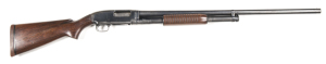 WINCHESTER MOD.12 P/A HEAVY DUCK GUN: 12G; 3" chambers; 5 shot; 30" barrel, choked FULL; vg bore; std bead front sight & Winchester address to barrel; also marked FOR SUPER SPEED & SUPER - X FULL; g. profiles & markings; thinning blue finish to barrel & r