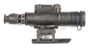 AUSTRALIAN ARMY ISSUE PUS-2A NIGHT VISION SCOPE: (no intensifier tube); mounted on L1A1 dust cover; g. cond.