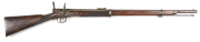 F. PRINCES PATENT TRIALS RIFLE: 577 Cal; 32½" round barrel; g. bore; std military style sights & bayonet stud of the period; lock marked F. PRINCES'S PATENT NO.5A; steel regulation furniture; g. profiles & clear markings; plum finish to barrel & fittings;