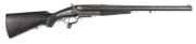 JOSEPH LANG HAMMER BIG GAME DBL RIFLE: 8 bore; 24" barrels with both bores good with strong rifling, no pitting to the exterior surface; blade front sight & 1 standing & 2 folding rear sight marked 50-100-150; ¾" machine cut rib; barrels inscribed JOSEPH