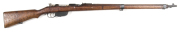 MANNLICHER MOD.1895 INFANTRY RIFLE: 8x56R; 5 shot mag; 29.5” barrel; g. bore; std sights & fittings; large S to the barrel; breech marked STEYR M95; g. profiles with slight wear to markings; Arsenal re-blued finish to all metal; bolt in the white; f to g