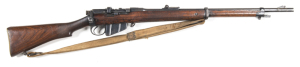 ENFIELD PARKER-HALE MKI SHORTENED PATTERN RANGE RIFLE: 303 Cal; 10 shot mag; 25.2" barrel; g. bore; std range sights with B.S.A. rear side-mounted & B.S.A. range adjustable sights; ramp front sight missing sight blade; A.G.PARKER & CO LTD BIRMINGHAM to th