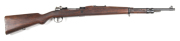 BELGIUM MAUSER POST WW11 FN MODEL 30 STYLE SHORT RIFLE: 8x57; 5 shot mag; 23.5" barrel; exc bore; std sights & fittings; markings removed from the breech; F.N. address to side rail; g. profiles & clear marking; 85% original blacked finish remains to barre