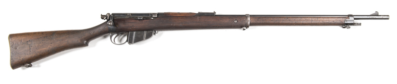 ENFIELD M.L.E. MKI* B/A SERVICE RIFLE: 303 Cal; 10 shot mag; 30.2" barrel; f. bore; std sights & fittings including lobbing sights; receiver ring marked VR ROYAL CYPHER ENFIELD 1899 L.E. 1* over I; B.S.A. trade mark to barrel; g. profiles & clear markings