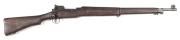 U.S. EDDYSTONE M.17 B/A SERVICE RIFLE: 30-06 Cal; 5 shot mag; 26" barrel; g. bore; std sights & fittings; flaming bomb motif & 11-18 to muzzle; U.S. MODEL OF 1917 EDDYSTONE & s/n 1301847 to the breech; flaming bomb motif to side rail; g. profiles & clear